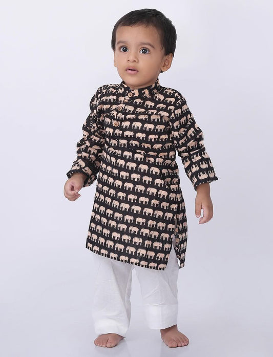 Black Elle Kurta Set