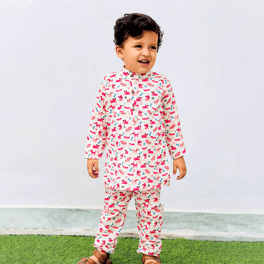 PINK PUPPIES KURTA SET