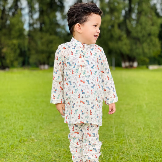 SPORTY SNOOPY KURTA SET